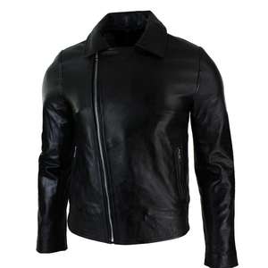 Blouson Bomber Unisexe en Toile Enduite de Haute Qualité avec Manches en Cuir Camouflage, Séchage Rapide, Couleur Personnalisée - Product Image 3