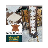 Chemin de table en cuir Home Hotel Dining Table Linen Set Décoration Article Chemin de table Plusieurs modèles En magasin Tous les OEM acceptés