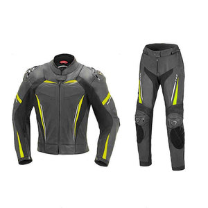 Traje de Motociclismo de Cuero Transpirable con Estampado Clásico de Carreras para Rendimiento en Carretera y Pista - Product Image 4