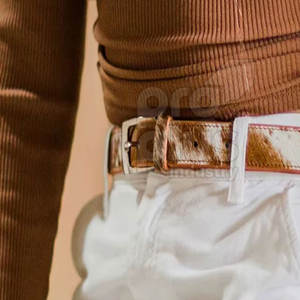 เข็มขัดหนังวัวแท้คุณภาพสูงสำหรับผู้ชาย พร้อมหัวเข็มขัดเหล็ก ทนทาน ใช้ได้ทุกวัน ดีไซน์ทำมือ - Product Image 5