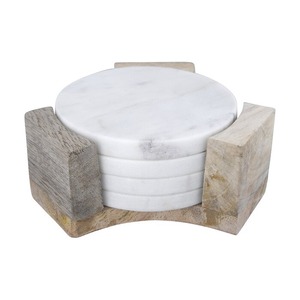 High-Quality Round Stone <b>Coasters</b> for Coffee Tables New Arrival Stone <b>Drink</b> <b>Coasters</b> for Dining Tables Wholesale Customizable - Product Image 1