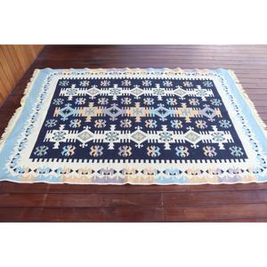 Kilim Turkish <b>Rug</b>, 4,5x6,7 ft Vintage <b>Rug</b>, <b>Black</b> Abstract Wool <b>Rug</b> - Product Image 3