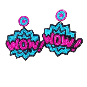 Premium haute qualité arc-en-ciel belle boucle d'oreille à la main perlée broderie fantaisie élégant à la mode nouveau Design par glowin fashion - Product Image 2