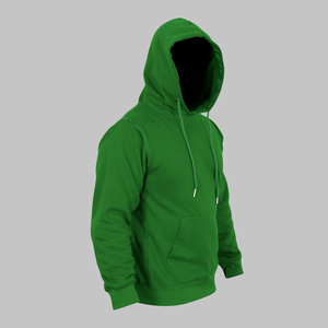 Fabrication conception personnalisée automne vente chaude hommes sweats à capuche décontracté 100% coton poche surdimensionné pull à capuche régulier - Product Image 1