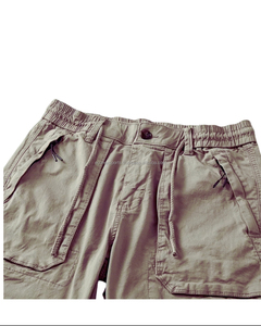 กางเกงขาสั้นผ้าเทอร์รี่รุ่นเฮฟวี่เวทสำหรับชายและหญิงผ้าคอตตอน100% ปักโลโก้ตามสั่งเสื้อผ้าแนวสตรีท OEM รุ่น OTM สำหรับผู้ชาย - Product Image 4