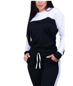 ชุดวอร์มผู้หญิง เสื้อและกางเกงจ็อกเกอร์เข้าชุด เหมาะสำหรับการออกกำลังกายในยิมหรือแฟชั่นสตรีทที่สวมใส่สบาย - Product Image 4