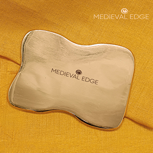 Best Quality Square Kansa Gua Sha Massage Tool for Lymphatic Drainage and Skin Revitalization Therapy Original Indian Factory - Product Image 2