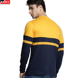 Nouvelle arrivage de T-shirts pour hommes de grande taille et lourds 100% coton personnalisé col rond manches longues qualité supérieure respirant séchage rapide décontracté - Product Image 3