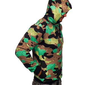 Sudadera con Capucha para Hombre, Tejido de Punto, 280g, Invierno, Venta al Por Mayor, Personalizable con Logotipo Frontal Estampado en Seda, Ecológica - Product Image 4