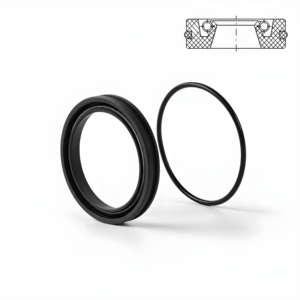 <span class=keywords><strong>WEPO</strong></span> Federbelastete Dichtung mit PTFE-Ummantelung, Edelstahlspule, Niedriges Drehmoment, Hochdruck, Hydraulikpumpe, Motor, Getriebe, Dynamische Rotationsdichtung - Product Image 1