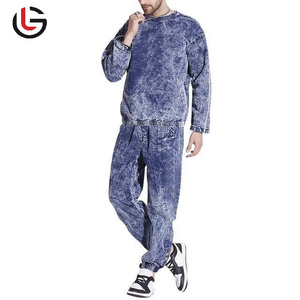 Ensemble de survêtements lavés à l'acide de qualité supérieure Meilleur matériau Nouveau design Combinaisons de jogging lavées à l'acide - Product Image 3