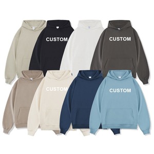 เสื้อฮู้ดดี้ผู้ชายแบบสวมหัว รุ่นหนาพิเศษ น้ำหนัก 370 กรัม คุณภาพสูง ป้องกันขนร่วง ทรงโอเวอร์ไซส์  คอลเลคชั่นฤดูใบไม้ร่วง-ฤดูหนาว ปี 2025  รับสั่งทำตามแบบ - Product Image 4