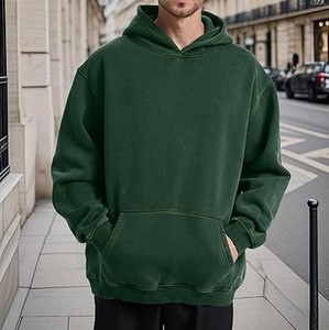 เสื้อฮู้ดผู้ชายผ้าฟลีซพรีเมียม ลวดลายย้อมสีแบบเรโทร ทรงปกติ พิมพ์ลายดิจิทัลสำหรับฤดูใบไม้ร่วง สวมใส่สบายทุกวัน - Product Image 4