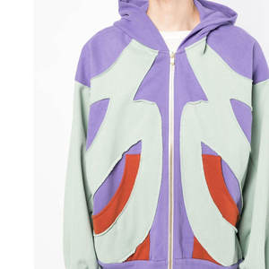 Sweatshirts à cordon en coton polaire personnalisés pour hommes Prix de gros Sweat à capuche avec motif solide Veste d'hiver à vendre - Product Image 2