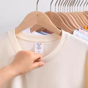 เสื้อยืดคอกลมโอเวอร์ไซส์ผู้ชาย ผ้าฝ้ายคุณภาพสูง 220gsm พิมพ์ลายดิจิตอลโลโก้ตามสั่ง ตำแหน่งด้านหน้า เป็นมิตรต่อสิ่งแวดล้อม ระบายอากาศได้ดี ไซส์พลัส - Product Image 2