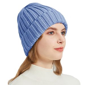 หมวกบีนนี่ถักสำหรับฤดูหนาวหมวกบีนนี่ผ้าแจ็คการ์ดเนื้อนุ่มติดโลโก้ได้ตามต้องการ - Product Image 6