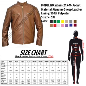 Chaqueta Bomber de Piel de Oveja Genuina de Alta Calidad para Hombre, Ecológica, Talla Grande, Cierre de Cremallera, Transpirable e Impermeable, para Primavera - Product Image 6