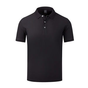 Polos de hombre de talla grande de 220 gramos personalizados de alta calidad, Polo básico con logotipo bordado para hombre, diseño informal liso de Golf - Product Image 3