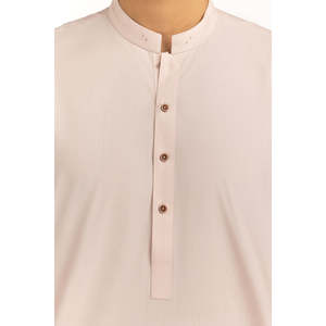 ชุดคุรตะผ้าฝ้าย KR-STY25-074 สีชมพูอ่อน สำหรับฤดูร้อน ทรงปกติ พร้อมกางเกงซัลวาร์ คามีซ สำหรับงานปาร์ตี้ - Product Image 2