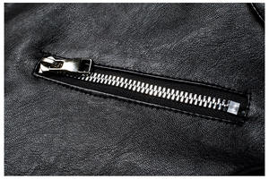 Nueva chaqueta de cuero de oveja de alta calidad para hombres, chaquetas de cuero Pu, chaqueta de cuero de vaca de calidad superior - Product Image 6