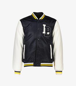 Chaqueta universitaria unisex de alta calidad para otoño estilo de béisbol con logotipo personalizado con patrón vintage chaquetas unisex recubiertas OEM para invierno - Product Image 4