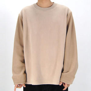 Sudadera con capucha de lana polar de color liso para hombre, sudadera en blanco con impresión Digital para la temporada de otoño - Product Image 5