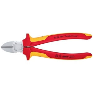 Alicates de Corte Diagonal KNIPEX de 180 mm con Empuñaduras Multicomponentes VDE para Gestión de Cables y Accesorios - Product Image 4
