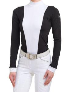 OEM Factory Sale <b>Horse</b> <b>Riding</b> Shirts Baselayer <b>Top</b> Custom Clothing Manufacturing Stretchy Good Fit Equestrian Show Shirt - Product Image 6