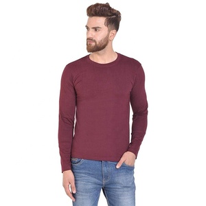 OEM Hombres 100% Algodón Manga Larga Casual Imprimir Camisetas Cuello Alto Manga Completa Jersey Logotipo Personalizado Opción Transpirable Característica - Product Image 1