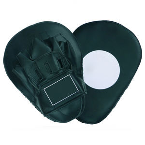 Customizable New Style Leather Boxing Mitts round <b>Focus</b> <b>Pads</b> and Hand Targets for MMA Fitness Training - Product Image 1