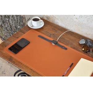 Vintage Crafts Rectangle Leather Table <b>Mat</b> Office Writing <b>Mouse</b> Pad Large Desk <b>Mat</b> Customized Eco-Friendly Handmade for Home - Product Image 6