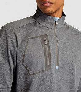 เสื้อสเวตเตอร์แขนยาวมีฮู้ดสำหรับผู้ชายเสื้อสเวตเชิ้ตผ้าคอตตอนผสมผ้าโพลีเอสเตอร์เย็บปักแบบกำหนดเอง - Product Image 4