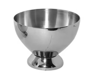 Bols de cuisine en métal martelé or argent saladier bol à mélanger en acier inoxydable - Product Image 5