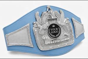 Custom Heavyweight Breathable Leather Boxing MMA Taekwondo Grappling Championship <b>Belt</b>-Unisex Metal Trophy for Winners or fans - Product Image 2