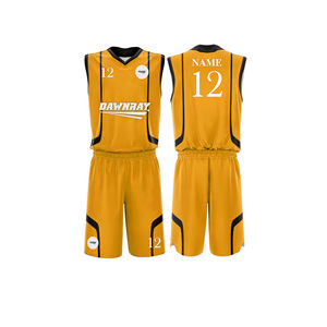 Conjunto de camiseta y pantalones cortos de poliéster transpirable de secado rápido para entrenamiento y partidos de baloncesto, ropa deportiva de equipo para hombres, mujeres y jóvenes - Product Image 5