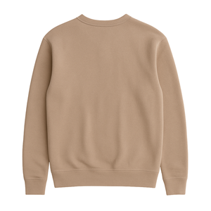 Sweat-shirt en molleton français pour homme, 100% coton biologique de luxe, pré-rétréci, certifié GOTS, coupe classique, pull-over - Product Image 2