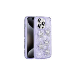 Coque de protection JoieCreatif Edition Luxury Glitter Sparkle TPU pour iPhone 15 Pro Max, mignonne, avec protection airbag, compatible avec le modèle 14 Plus - Product Image 1