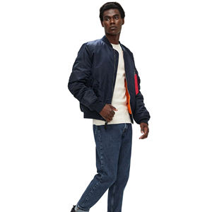 Blouson d'hiver pour homme 2026, léger, de haute qualité, en tissu satiné de polyester, logo personnalisable, impression, manches longues, col à capuche - Product Image 1