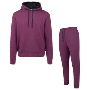 Wholesale Custom Men's Tracksuit Plus Size Applique <b>Embroidery</b> Pullover Hoodie and Sweatpants <b>Sets</b> for Men - Product Image 1