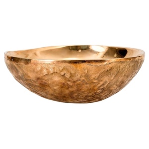 Elegant Antique-Look Dining <b>Table</b> Serving Bowl Customized Sustainable Metal Casting Latest Design Eco-Friendly Aluminium <b>Copper</b> - Product Image 1