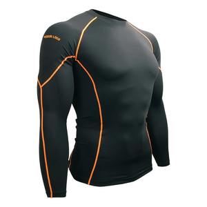 Venta al por mayor Camisa de compresión Secado rápido Rash Guard Hombres Fitness Ropa Mma Moda Rash Guard Hombres 3D Rash Guard - Product Image 3