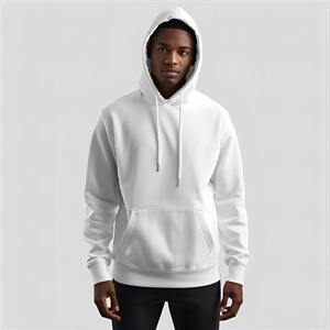 เสื้อสวมหัวผ้าฟลีซแบบมีฮู้ดแบบบางพอดีมีโลโก้ตามสั่งและมีตัวเลือกฉลากตามสั่ง - Product Image 3