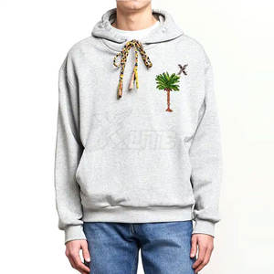 Sweat à capuche brodé pour tous les jours, 100% coton, tissu doux au toucher, durable, coupe-vent, respirant, pour le sport et les voyages - Product Image 2