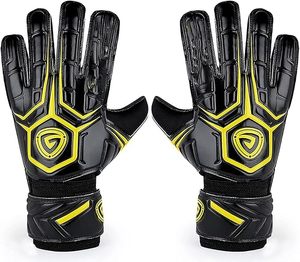 Gants professionnels de gardien de but de football en gros personnalisés de haute qualité Contact allemand et matériau en latex souple et en caoutchouc - Product Image 5
