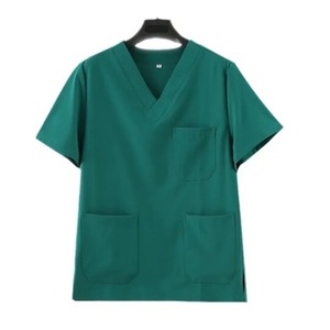 Bata de laboratorio sedosa para hospital de verano, bata de farmacia, abrigo de consulta antiestático, cintura con lengüeta, doble función para hombres y mujeres - Product Image 5