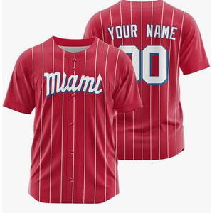 Custom Baseball Jerseys for Sports Teams <b>Fans</b> and Leagues Comfortable Breathable Fit with <b>Personalized</b> Names and Numbers - Product Image 1