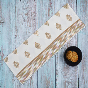 High Quality Ultra Soft Linen Hand <b>Towels</b> Quick Dry Absorbent block printed Style Indian Manufacturers Wholesale Price - Product Image 3