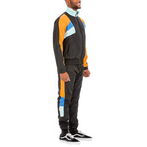 Survêtements coupe-vent en nylon personnalisés avec sweat à capuche et pantalon de survêtement costumes de jogging en nylon survêtement de rue en gros avec fermeture éclair en vrac - Product Image 4