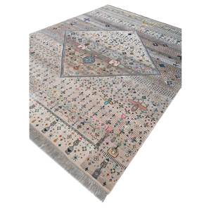Freedom Manchaha Ivory Hand Knotted Wool Bamboo Silk Rugs Geometric Rectangle 9x12 Living Room Carpet for Home <b>Hallway</b>-Les-8312 - Product Image 2