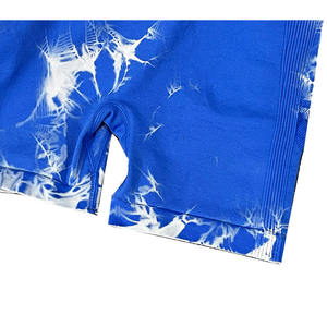 Vente en gros de shorts de gym teintés sans couture pour femmes respirant doux fitness sports motard entraînement Sexy shorts d'entraînement pour femmes - Product Image 6